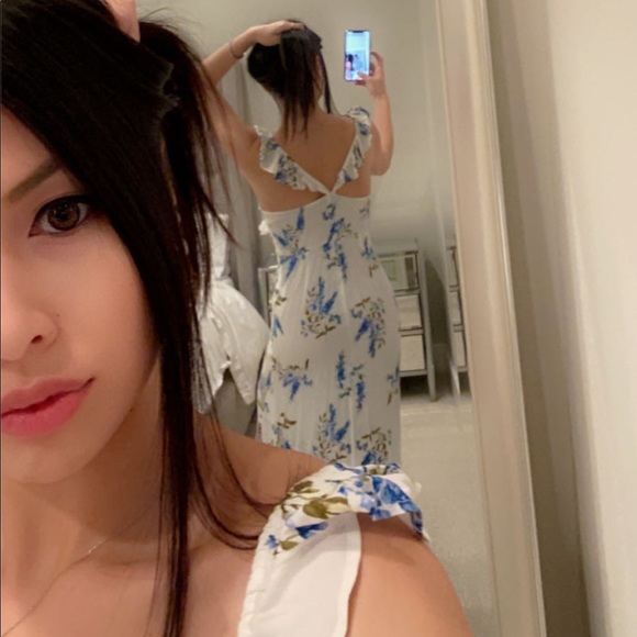 Blue Floral Maxi - Picture 3 of 3